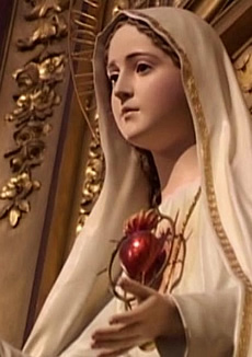 imagem do Imaculado Coração de Maria - Fátima