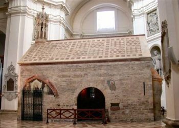 A igreja da Porciúncula, dentro da Basílica de Assis